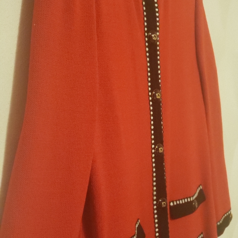 Red St John Knit Jacket - Picture 7 of 8
